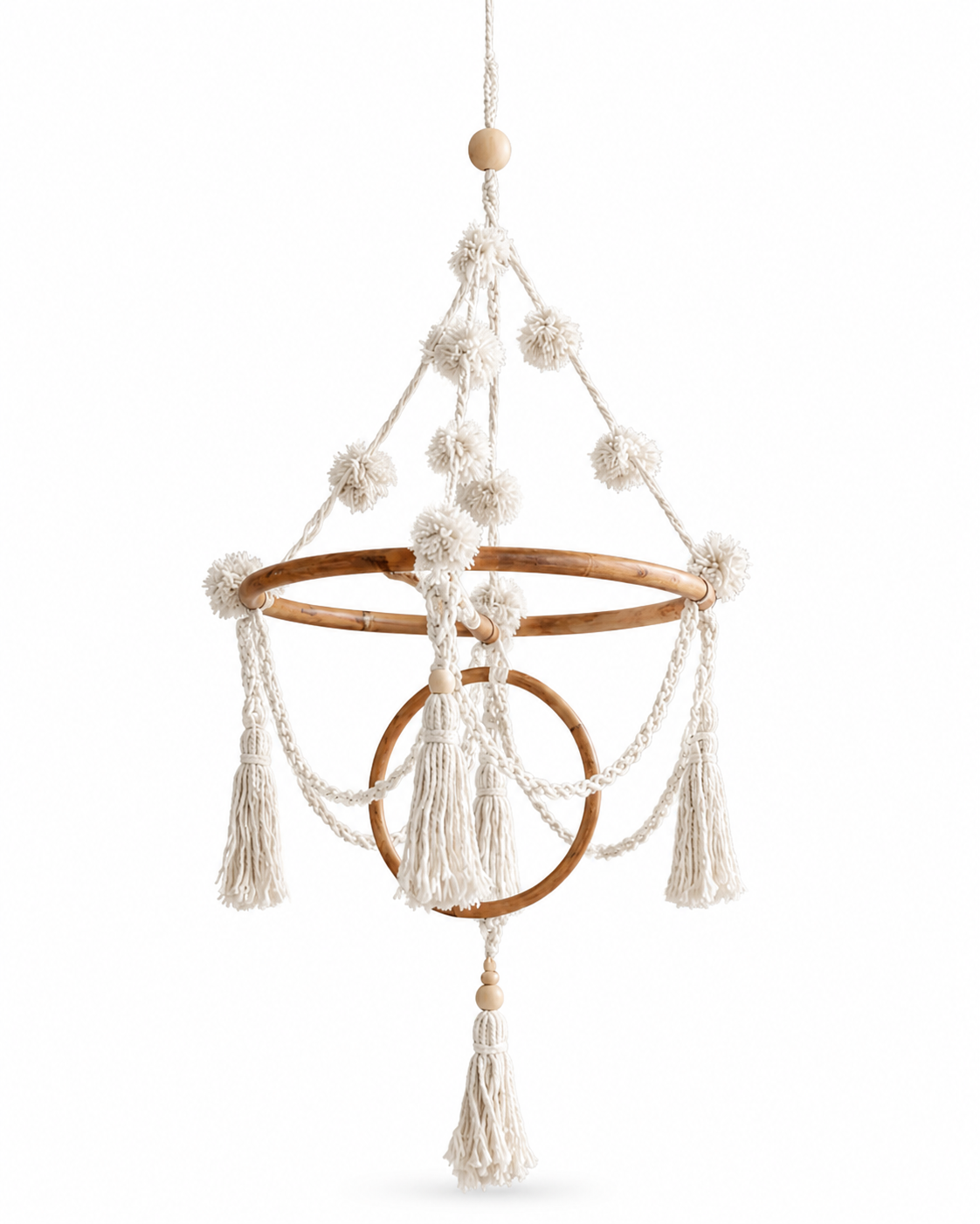 Pom Pom Baby Mobile