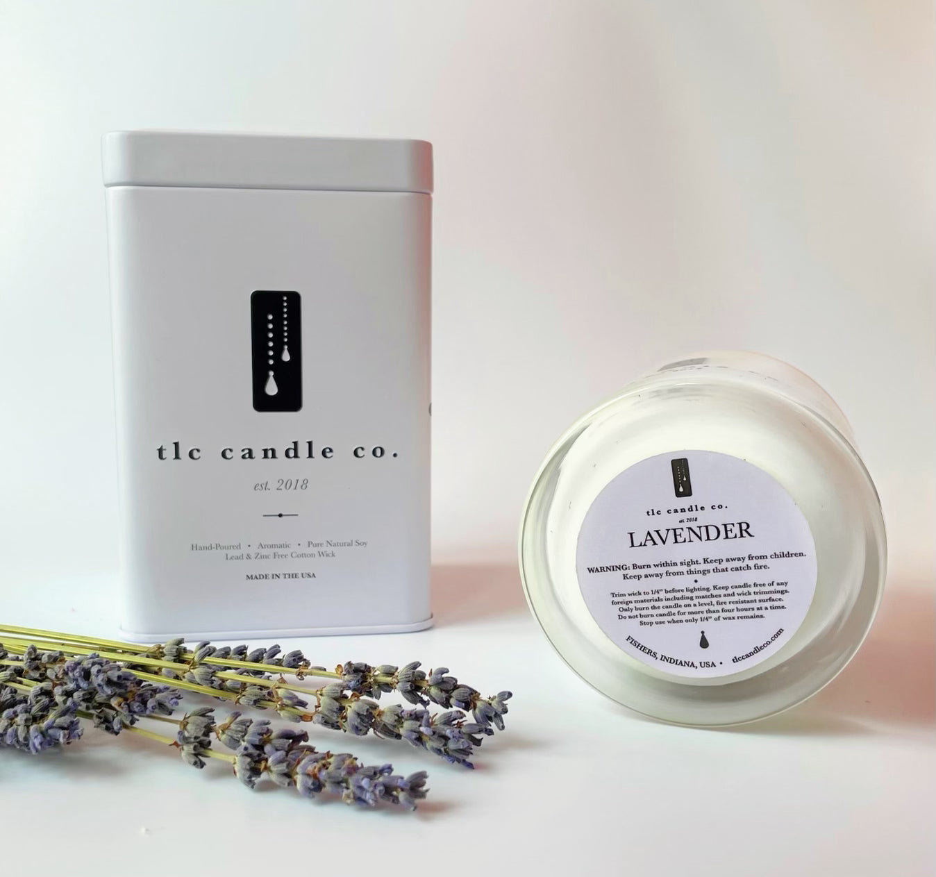 Lavender - Lavender, Citrus, Amber and Eucalyptus Soy Candle