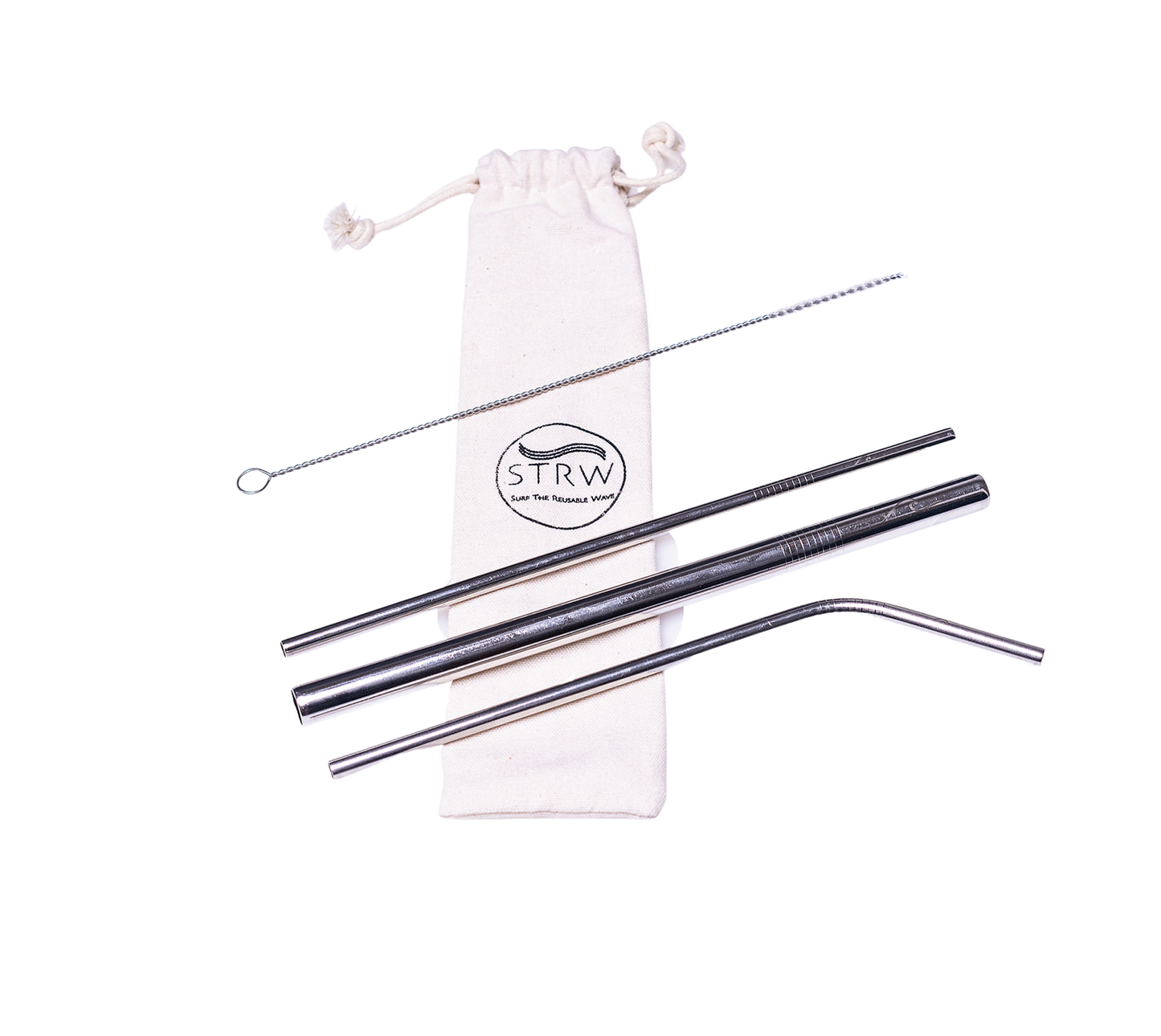 Steel Straw Variety 3-in-1 Pack