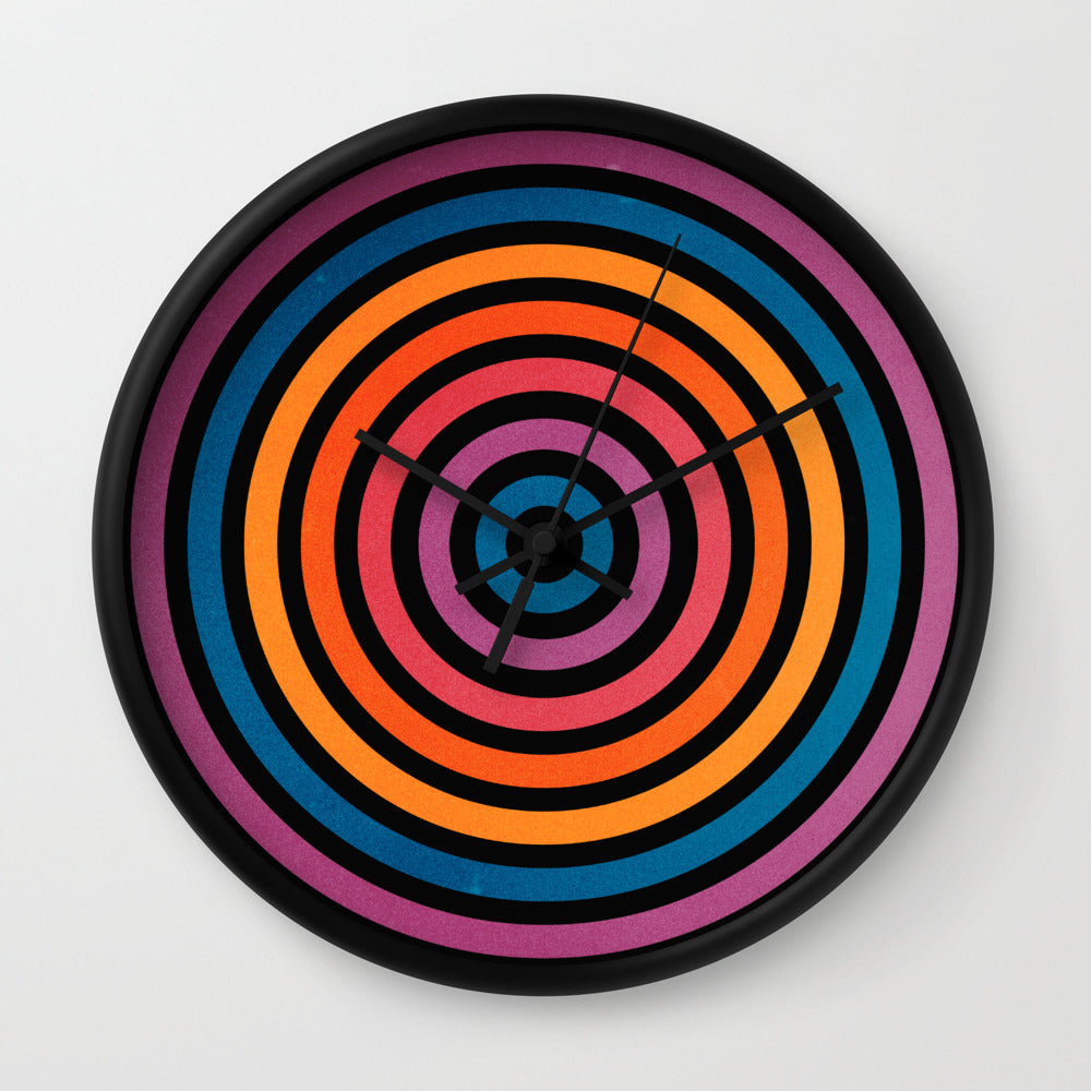 Candy Sunsets: California Night Edition Wall Clock