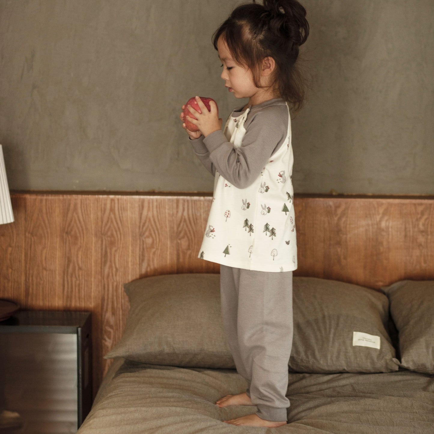 Organic Toddler Pajama Set-Bunny