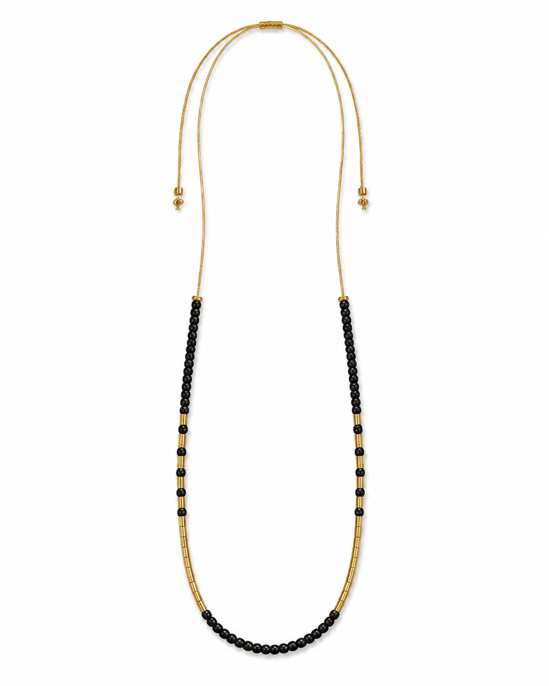 Golden Beaded Necklace