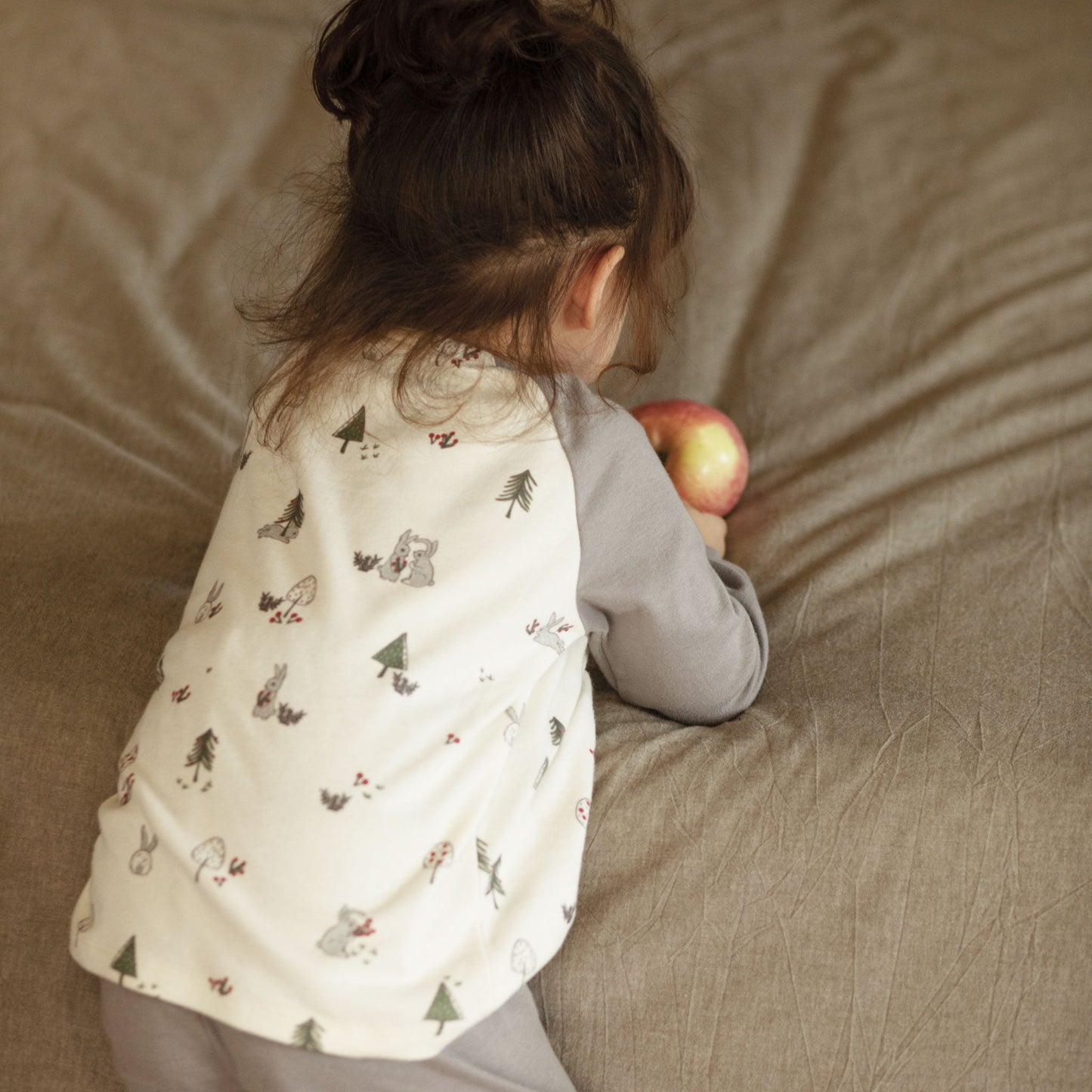 Organic Toddler Pajama Set-Bunny