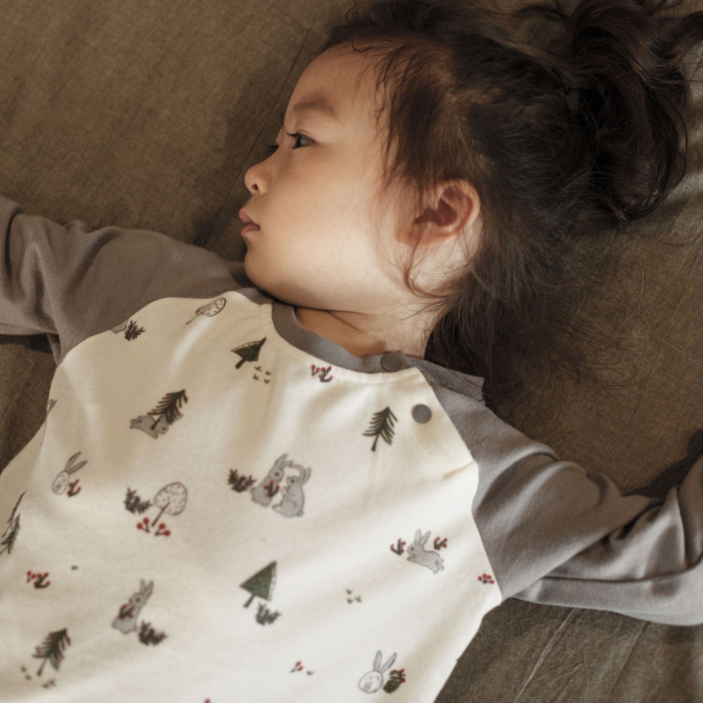 Organic Toddler Pajama Set-Bunny