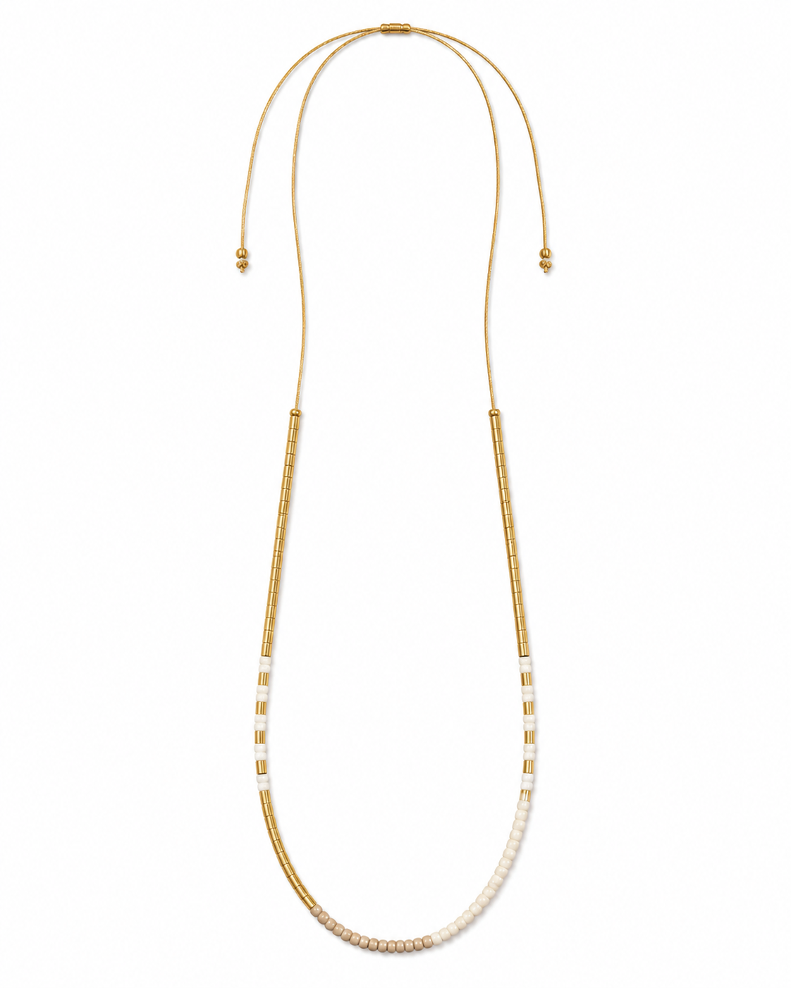Golden Beaded Necklace