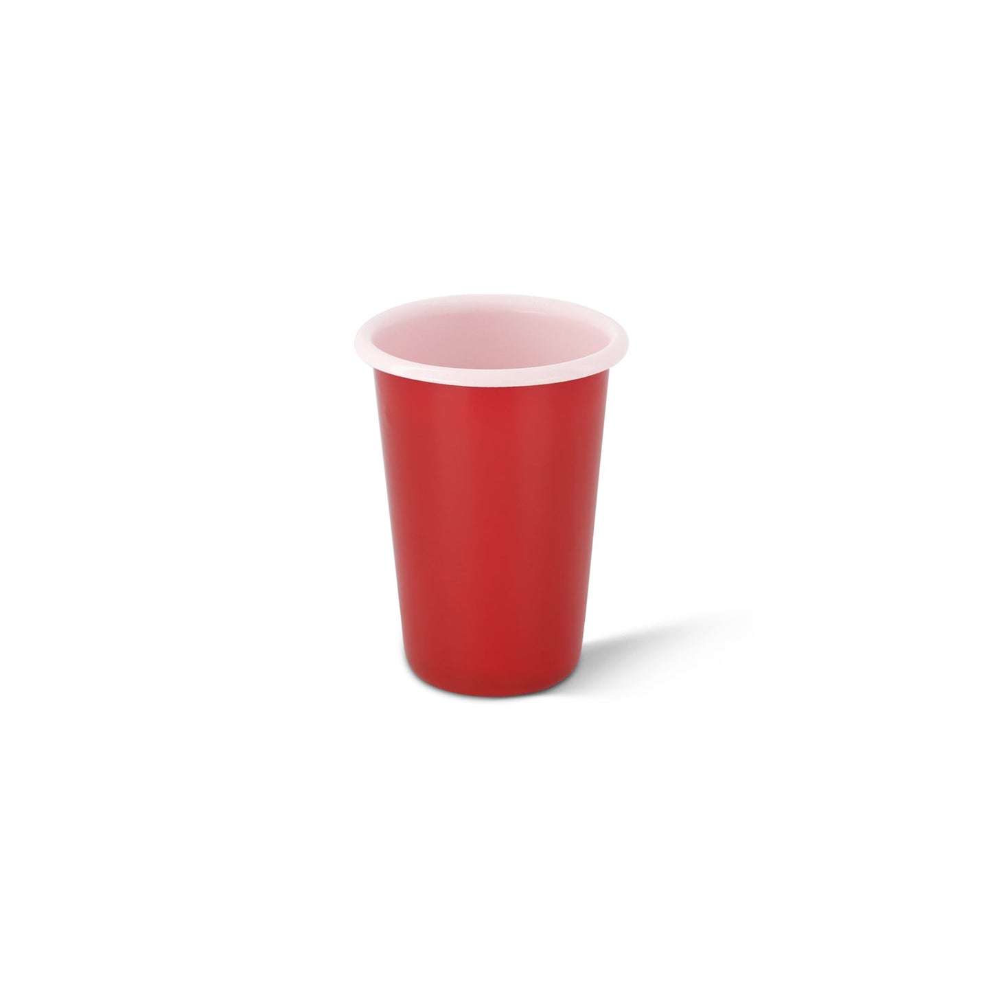 S/4 Large Enamel Tumbler  - Two Tone