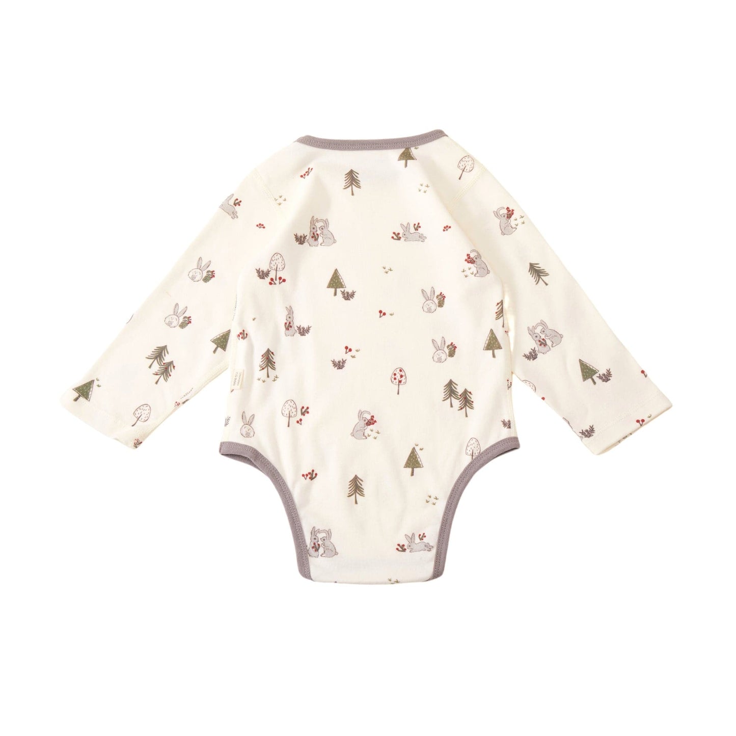Baby Organic Long-sleeve Onesie-Bunny