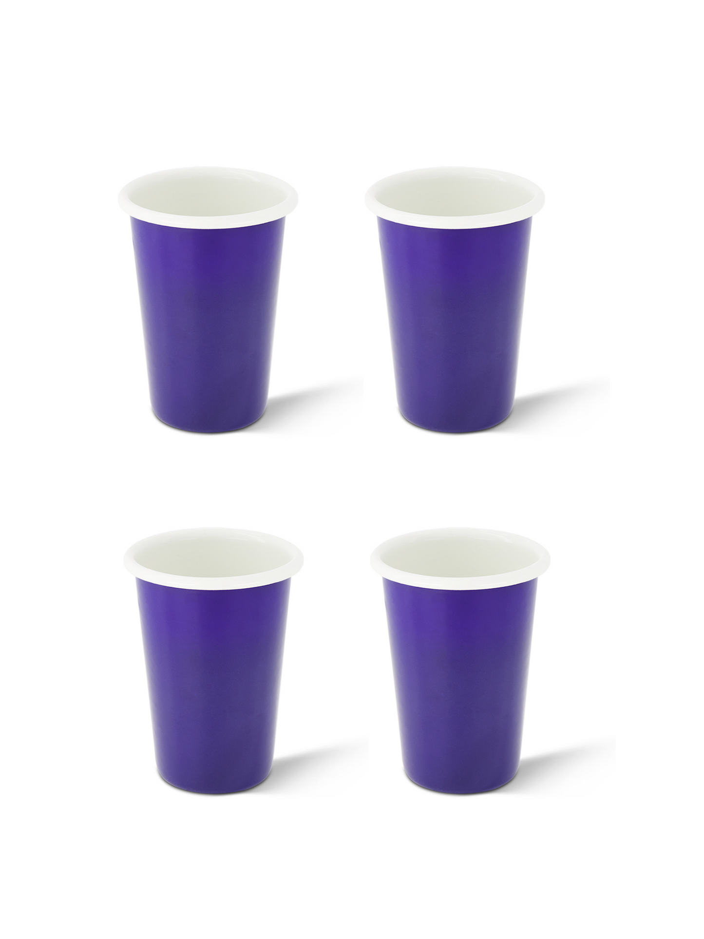 S/4 Large Enamel Tumbler  - Two Tone