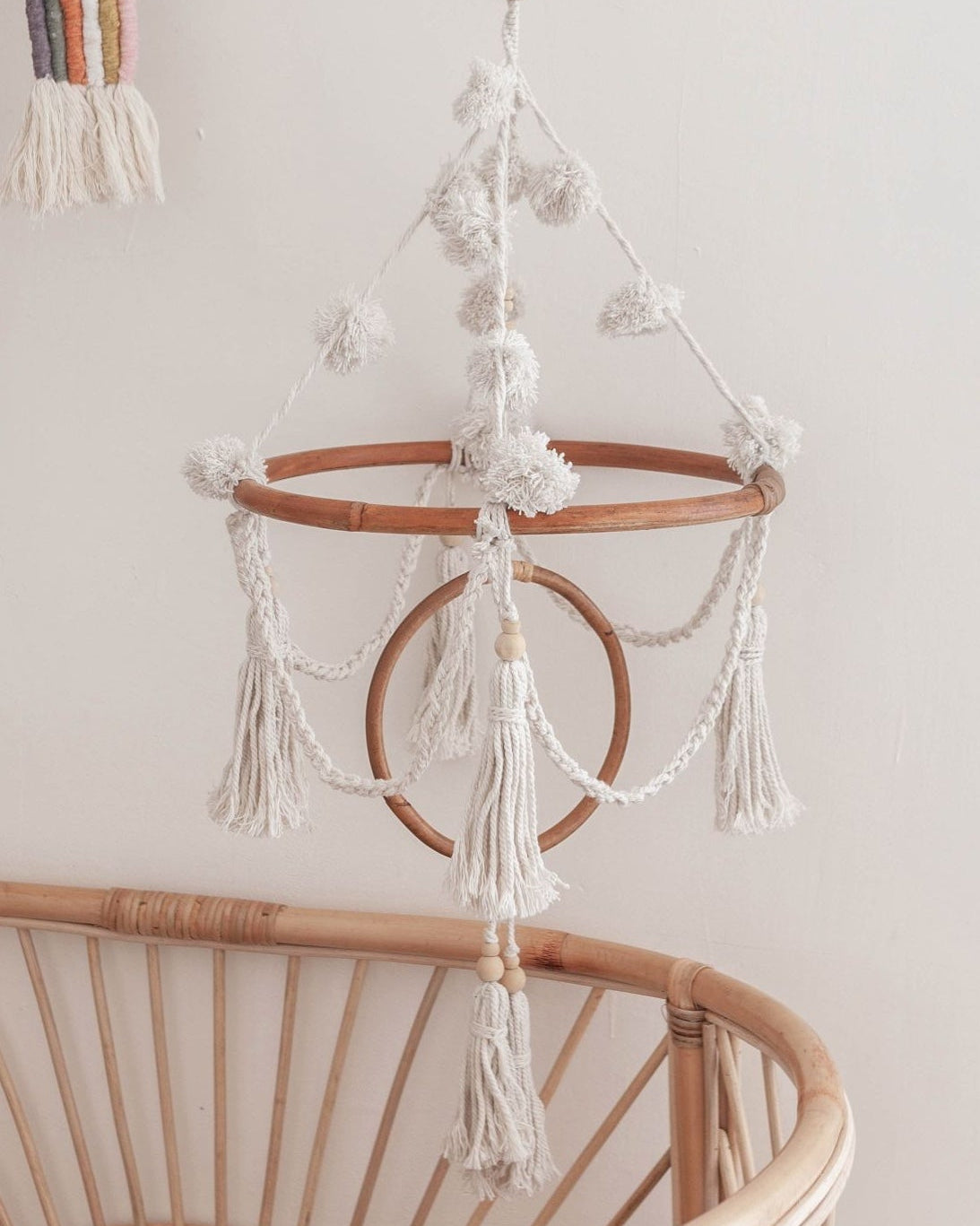 Pom Pom Baby Mobile