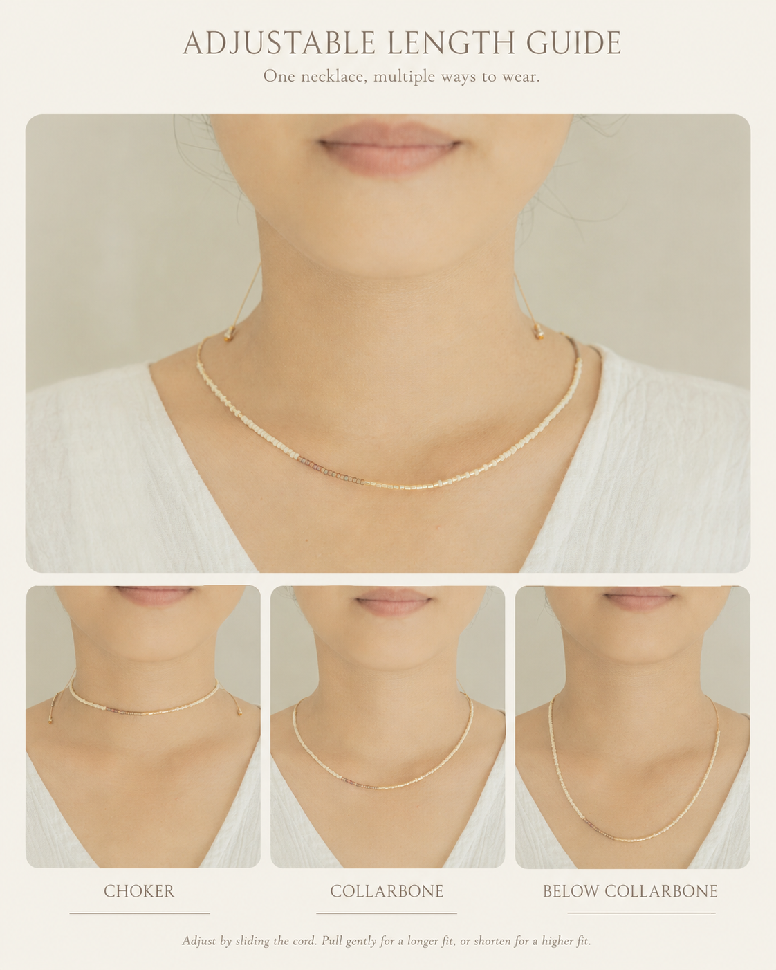 Golden Beaded Necklace