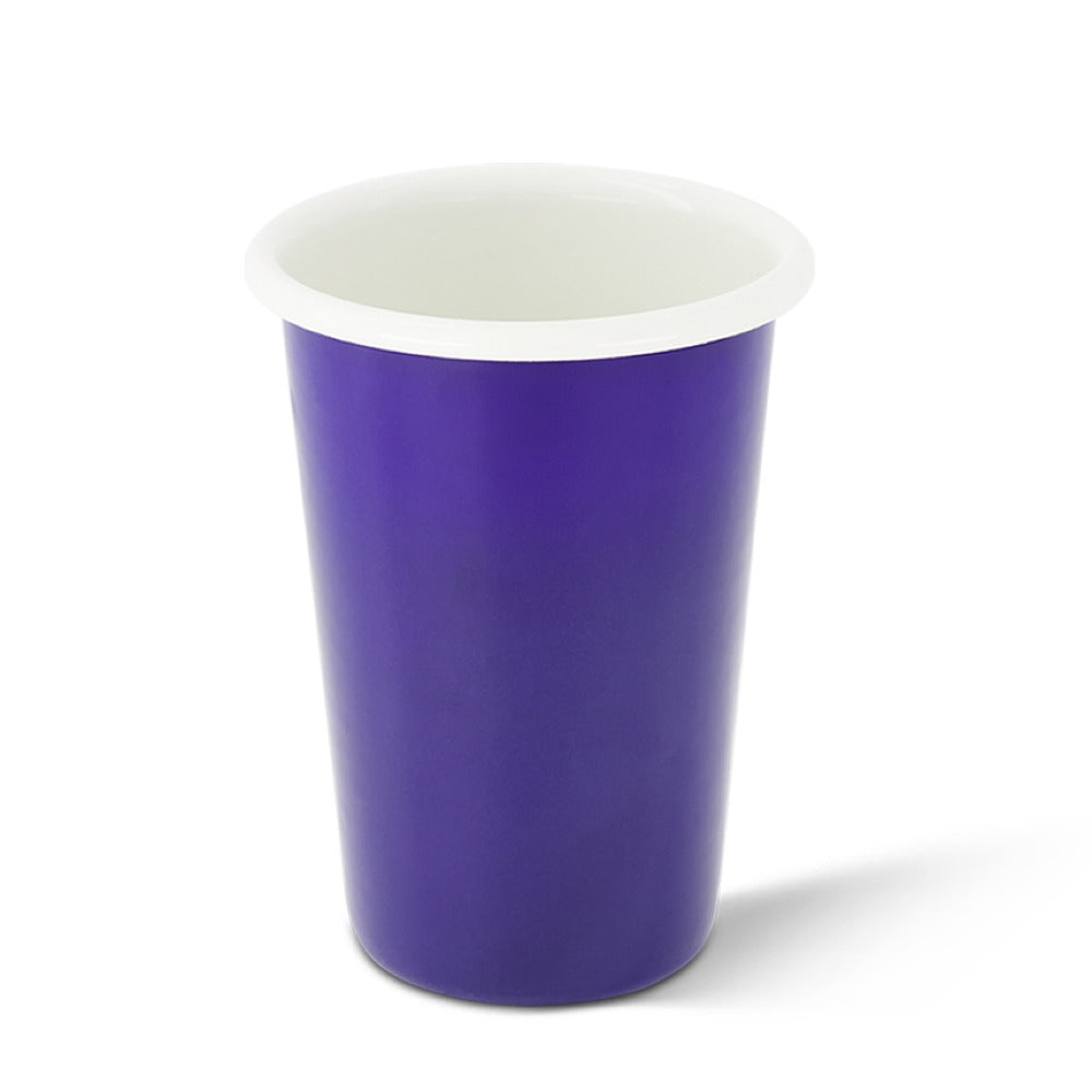 S/4 Large Enamel Tumbler  - Two Tone
