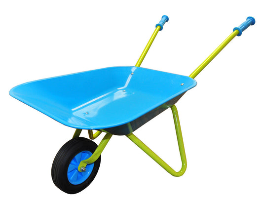 JustForKids 10041 Kids Wheel Barrel made of real metal kids size