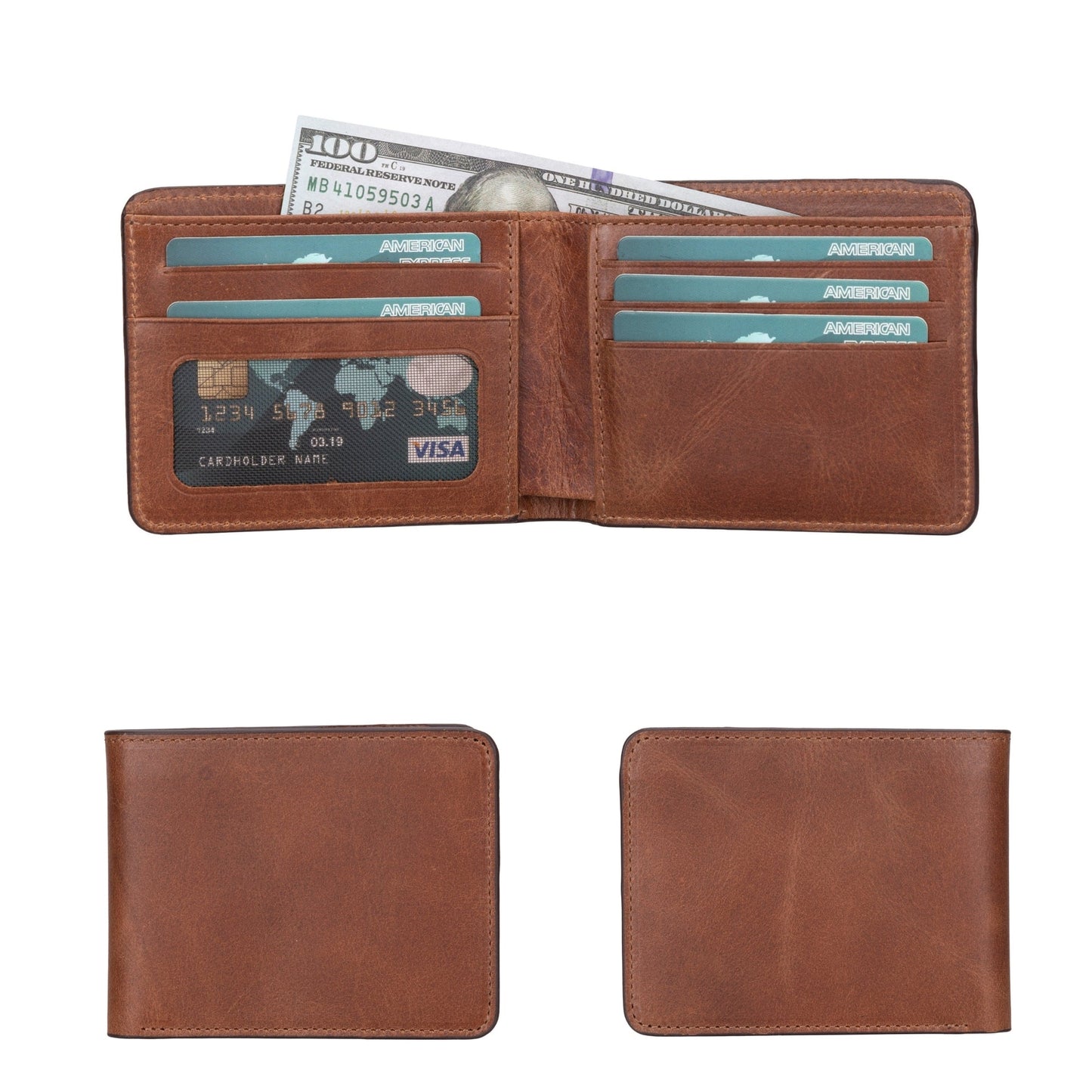 Arvada Handmade Bifold Leather Men Wallet