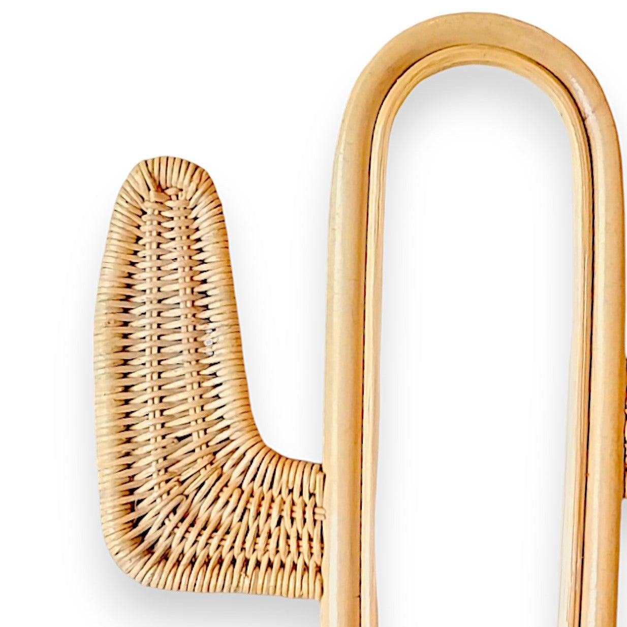 Rattan Cactus Mirror