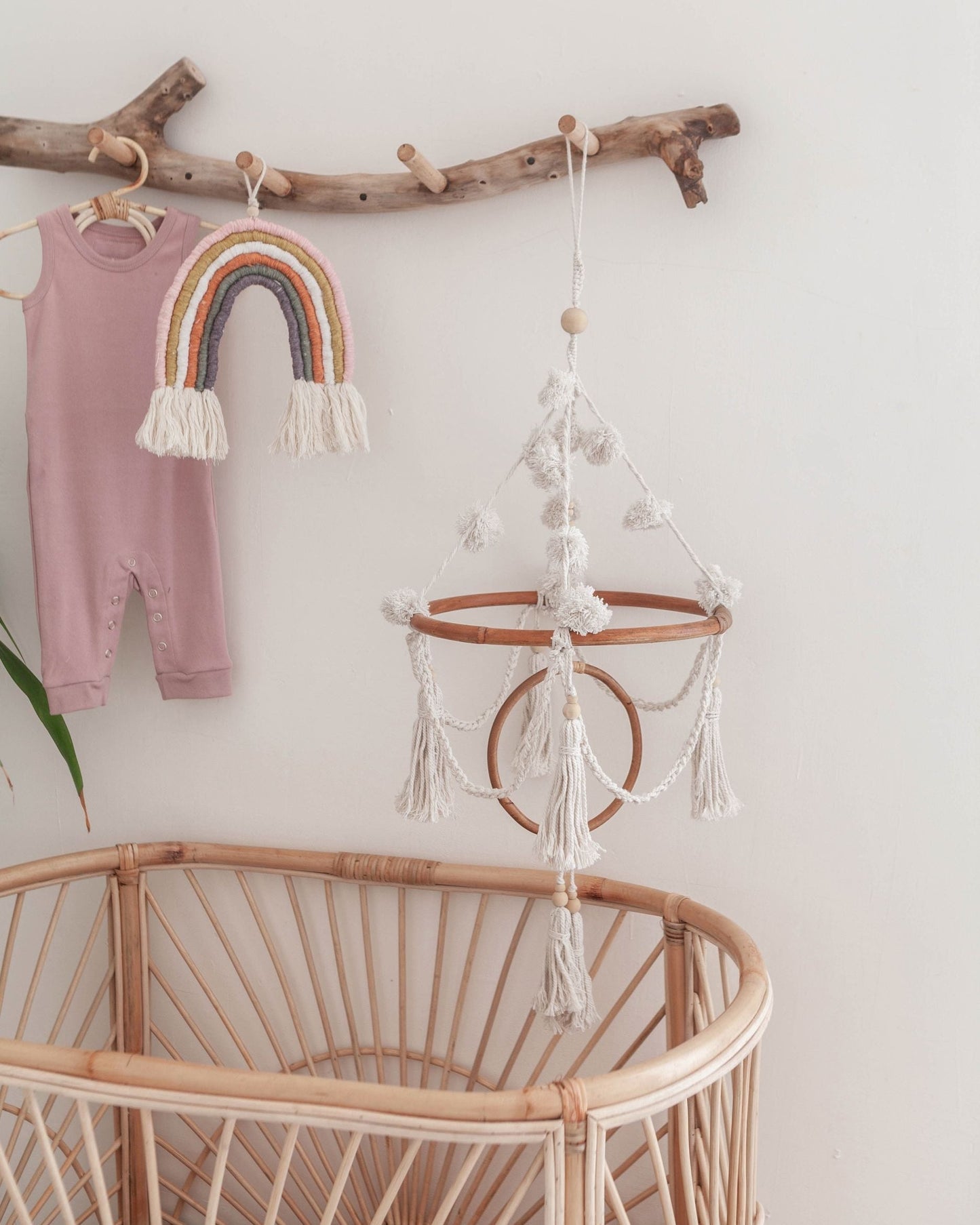Pom Pom Baby Mobile