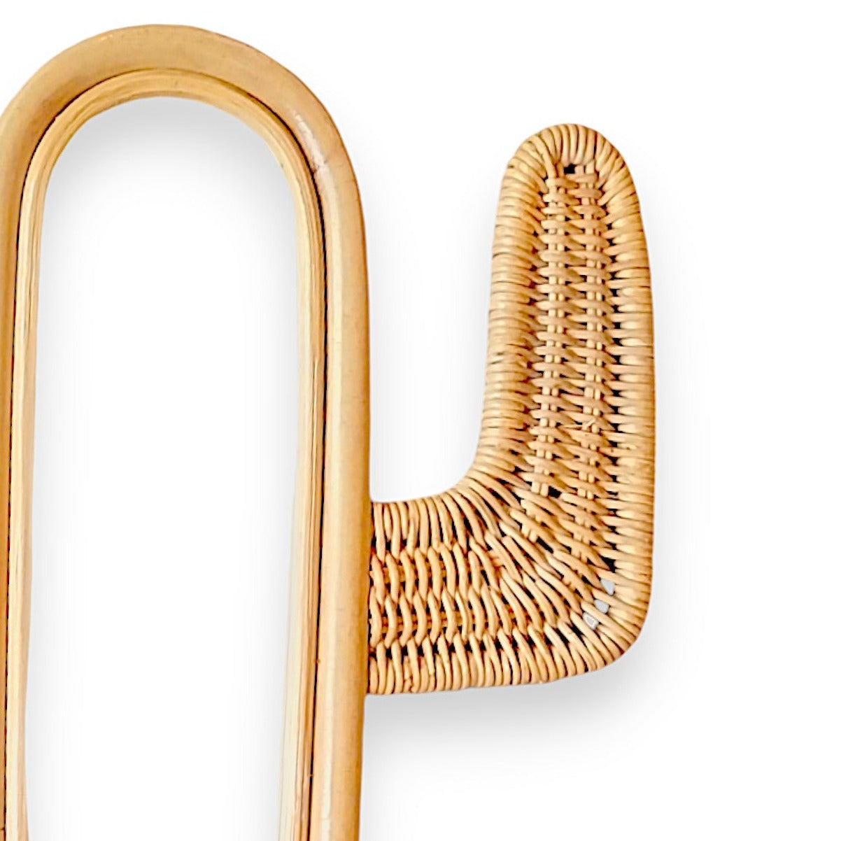 Rattan Cactus Mirror