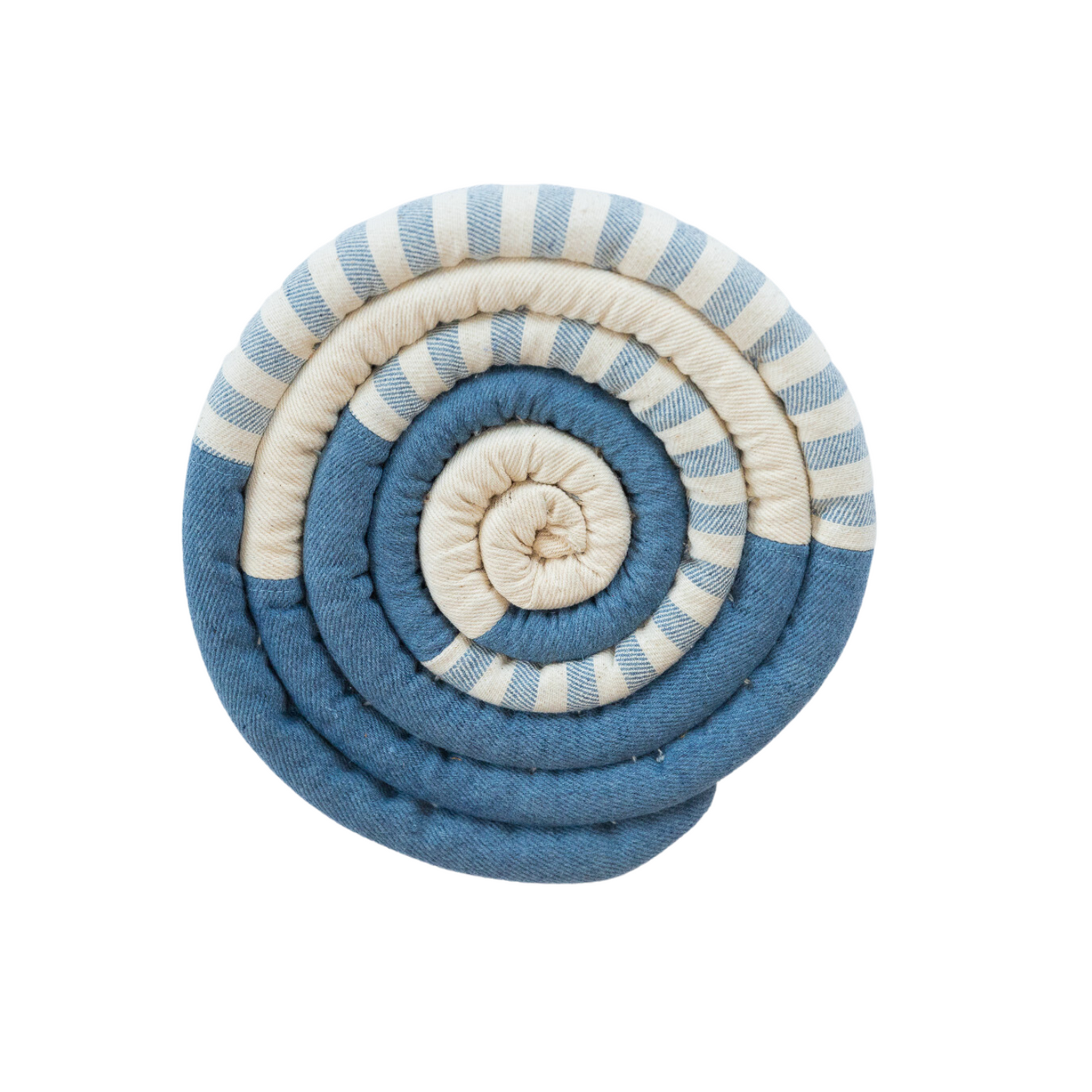 Large Upcycled Denim Spiral Trivet