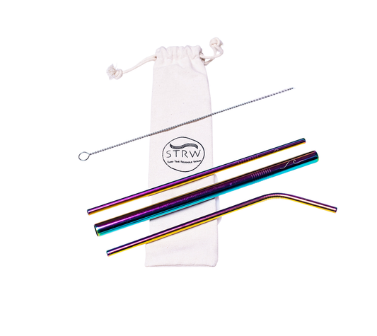 Steel Straw Variety 3-in-1 Pack