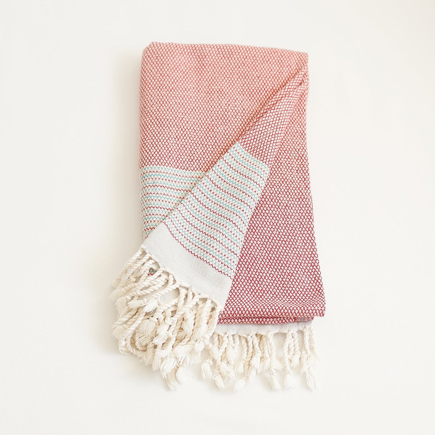 Handwoven Throw Blanket Set of 2 40" x 70" Turkish Cotton 100% with Tassels for Couch, Sofa, Bedding