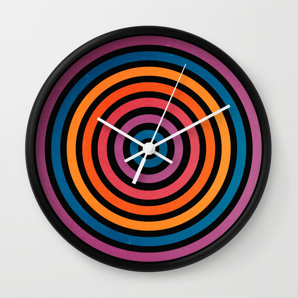 Candy Sunsets: California Night Edition Wall Clock