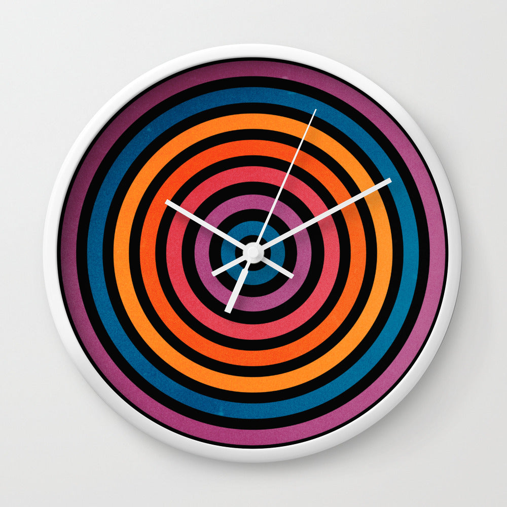 Candy Sunsets: California Night Edition Wall Clock